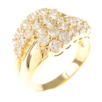 K18YG ダイヤモンドリング