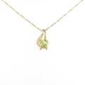 K18YG ペリドットネックレス