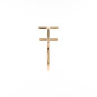 ティファニー Tワイヤーフープ ミディアム ピアス 片耳