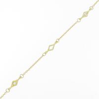 750YG ダイヤモンドブレスレット