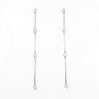 K18WG ダイヤモンドピアス