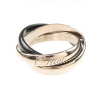 カルティエ トリニティ ブラック＆ホワイト リング