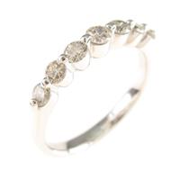 K18WG ダイヤモンドリング