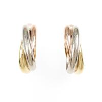 カルティエ トリニティオーバル イヤリング