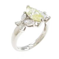 【リメイク】プラチナダイヤモンドリング 1．079ct・FLY・VS1・マーキスカット