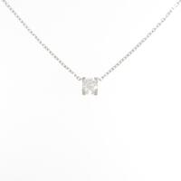 カルティエ Cセッティング ネックレス 0．27ct・E・VVS1・EXCELLENT