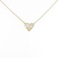 【リメイク】K18YG ハート ダイヤモンドネックレス