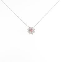 【リメイク】プラチナダイヤモンドネックレス 0．053ct・FIP・SI2