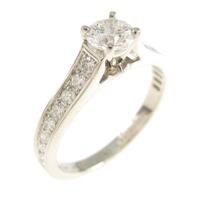 カルティエ MKコーフィル パヴェ リング 0．33ct・F・IF・EXT