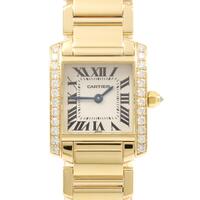 カルティエ WE1001R8 タンクフランセーズ YG／D クォーツ