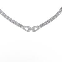 K18WG ダイヤモンドネックレスネックレス