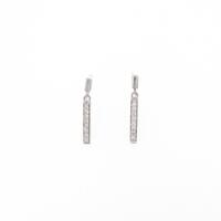 750WG／K18WG ダイヤモンドピアス