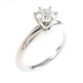 ティファニー クラシックソリティア リング 0．42ct・I・VVS1・EXT