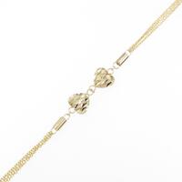 750YG ハート ブレスレット