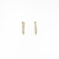 K18YG ダイヤモンドピアス