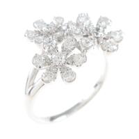 ポンテヴェキオ フラワー ダイヤモンドリング