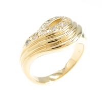 K18YG ダイヤモンドリング