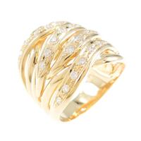 K18YG ダイヤモンドリング