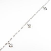 750WG ハート ブレスレット