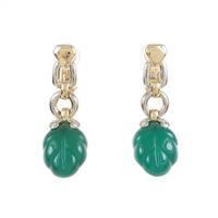 カルティエ ラバナ カルセドニーイヤリング