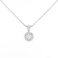 プラチナダイヤモンドネックレス 0．220ct・F・VVS2・GOOD