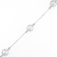 K18WG アコヤパールブレスレット