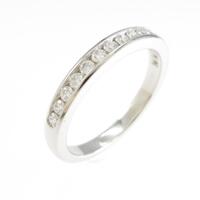 ティファニー ハーフサークル チャネルセッティング リング