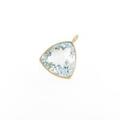 【リメイク】K18YG アクアマリンペンダント