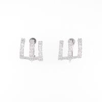 K18WG／K14WG ダイヤモンドイヤリング