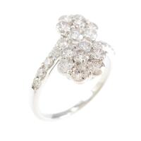 PT フラワー ダイヤモンドリング