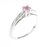 モーブッサン ピンクサファイヤリング