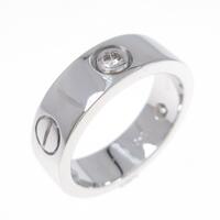 カルティエ ラブリング ハーフダイヤ