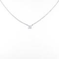 プラチナダイヤモンドネックレス 0．230ct・G・SI2・VG