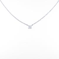 プラチナダイヤモンドネックレス 0．230ct・G・SI2・VG