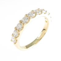 【新品】K18YG ダイヤモンドリング 1．007ct・F・VVS2?SI1・VG?GOOD