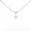 プラチナダイヤモンドネックレス 0．517ct・H・SI1・EXT・H＆C