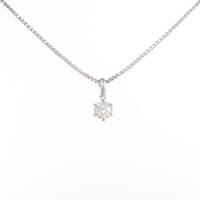 プラチナダイヤモンドネックレス 0．517ct・H・SI1・EXT・H＆C