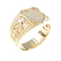 K18YG ダイヤモンドリング