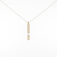 【リメイク】K18YG ダイヤモンドネックレス