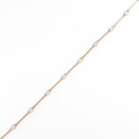 K18PG ダイヤモンドブレスレット