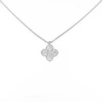 PT フラワー ダイヤモンドネックレス