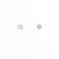 【リメイク】K18YG ソリティア ダイヤモンドピアス