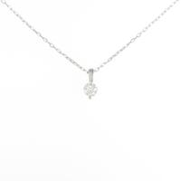 プラチナダイヤモンドネックレス 0．30ct・D・SI1・EXT