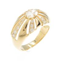 K18YG ダイヤモンドリング