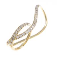 K18YG ダイヤモンドリング