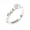 ブシュロン クル ド パリ リング 0．22ct・D・VVS2・3EXT