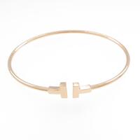 ティファニー Tナローワイヤー バングル