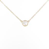 ティファニー バイザヤード ネックレス 0．28ct・H・VS1・3EXT