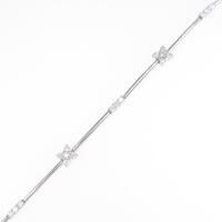 K18WG ダイヤモンドブレスレット