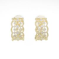 K18YG ダイヤモンピアス